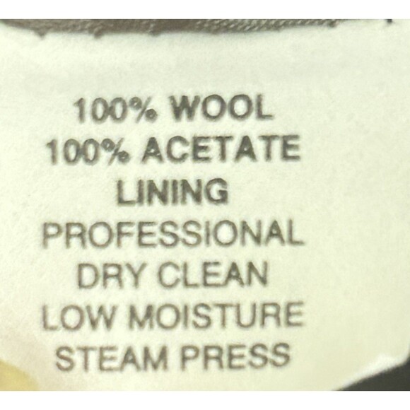 Alfred Dunner Womens 10 Gray 100 % Wool Blazer Jacket - Picture 6 of 10